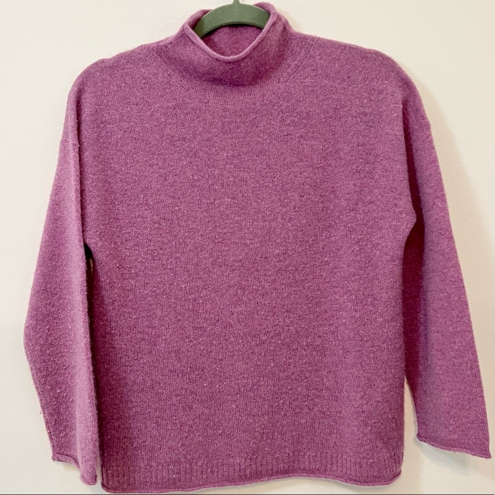 J. Crew Orchid Cashmere Sweater